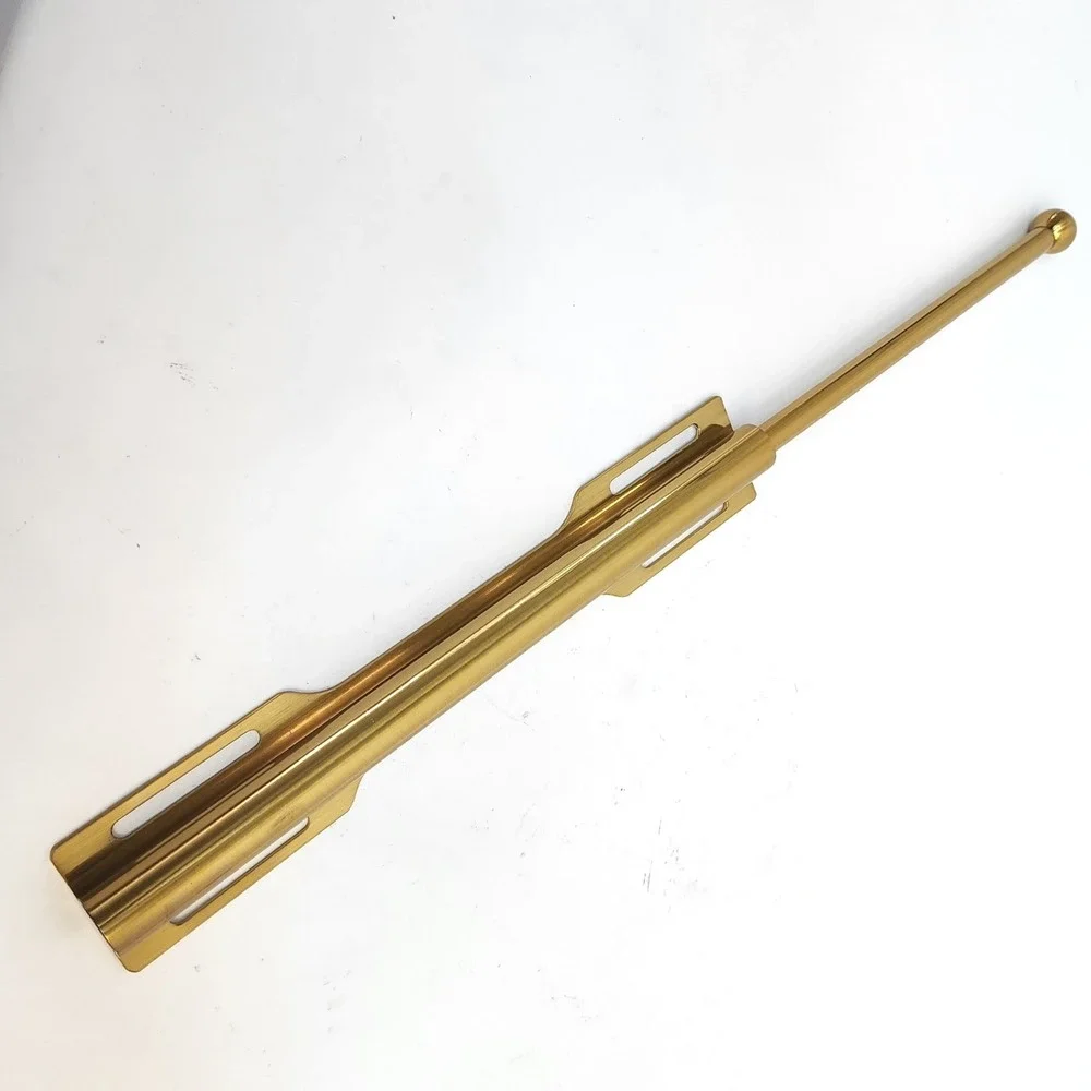 12 Inch Pull Out Valet Rod Closet Organizer Gold Side Mount Metal  30Lb capacity